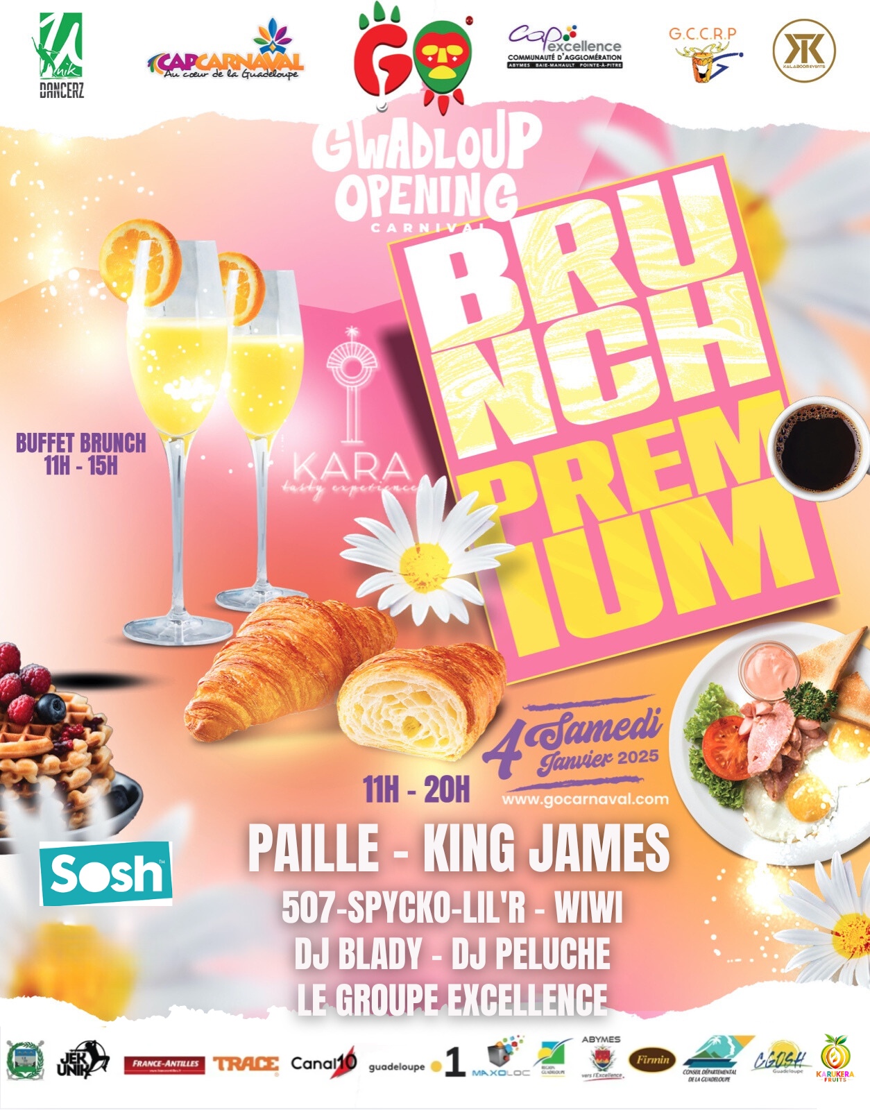 brunch gwadloup opening carnaval